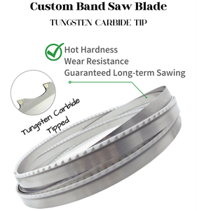 Hoja de sierra de cinta TCT de calidad premium, personalizable, para carpintería y aserrado de troncos y tablones en máquinas de aserrar madera - Product Image 3
