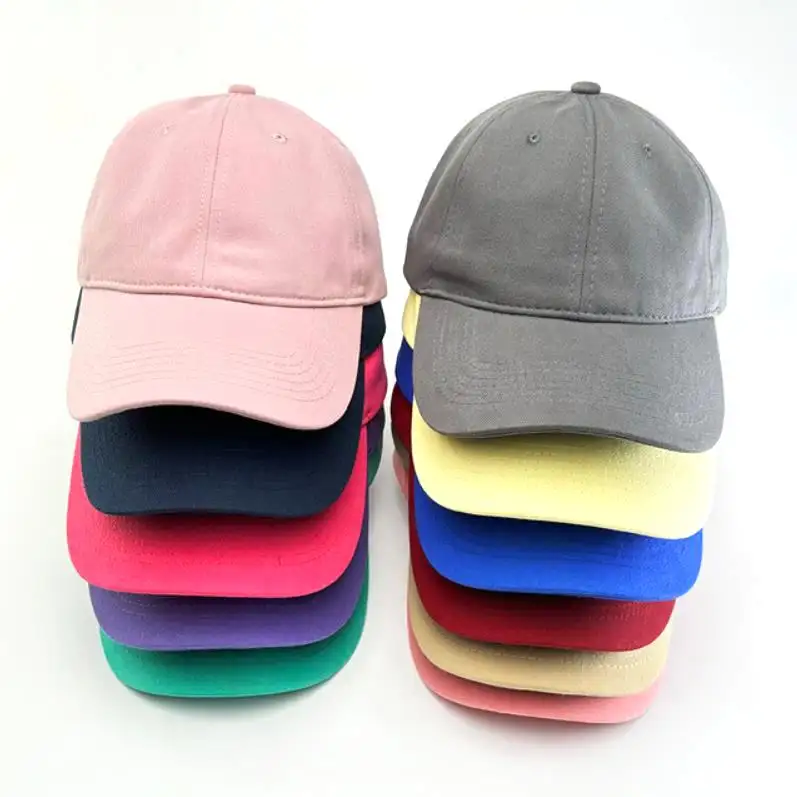 قبعات للشمس ذات النحافة المنحنية للجنسين في عرض ترويجي لعام 2024، قبعة بيسبول سادة للرجال والنساء، بلون واحد، قطنية رياضية للصيف والربيع بتخفيضات كبيرة