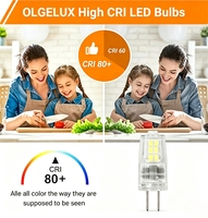 Ampoule LED G4 en forme de maïs AC/DC 12V 1.5W sans scintillement, mini, haute luminosité, économie d'énergie, lampe bi-pin pour lustre, applique murale