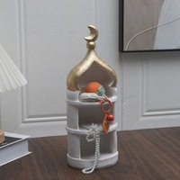 Fournitures et décorations pour le Ramadan 2026, style islamique du Moyen-Orient, croissant de lune, vaisselle en résine YAKUMI, table de dîner Eid Mubarak