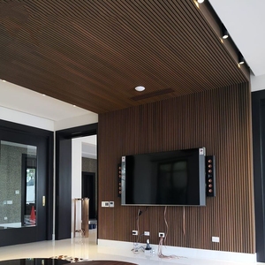 Panel <span class=keywords><strong>de</strong></span> Pared Exterior <span class=keywords><strong>de</strong></span> WPC <span class=keywords><strong>de</strong></span> 219x26 mm, Decorativo para el Exterior <span class=keywords><strong>de</strong></span> la Casa, Vestíbulo, Revestimiento <span class=keywords><strong>de</strong></span> <span class=keywords><strong>Madera</strong></span> y Plástico Compuesto, Revestimiento Acanalado, Listón <span class=keywords><strong>de</strong></span> Esquina - Product Image 6