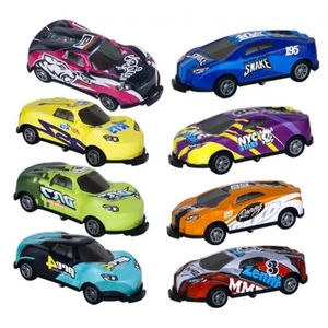 Vente en gros de 1/5/6/8 voitures jouets, véhicules à rétrofriction pour cascades, mini-modèles, petits jouets de jeu - Product Image 1