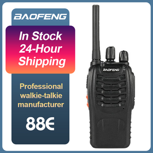 <span class=keywords><strong>Talkie</strong></span>-<span class=keywords><strong>walkie</strong></span> <span class=keywords><strong>Baofeng</strong></span> BF88E en stock, 16 canaux avec chargeur USB et écouteur, radio bidirectionnelle portable pour la sécurité hôtelière - Product Image 1