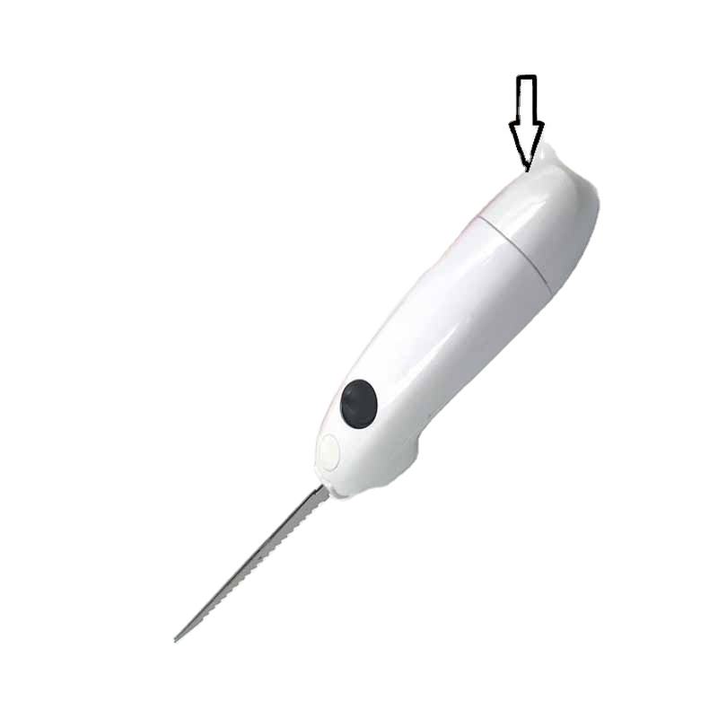 Couteau Aliment Congelé Couteau Électrique 120W - Lame Acier Inoxydable Pour Viande, Pain Et Aliments Congelés Couteau Multifonction Cuisine