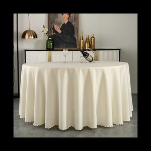 Wholesale <b>Round</b> Wedding <b>Table</b> Cloth Waterproof Party White <b>Tablecloth</b> <b>for</b> Banquet Events - Product Image 4