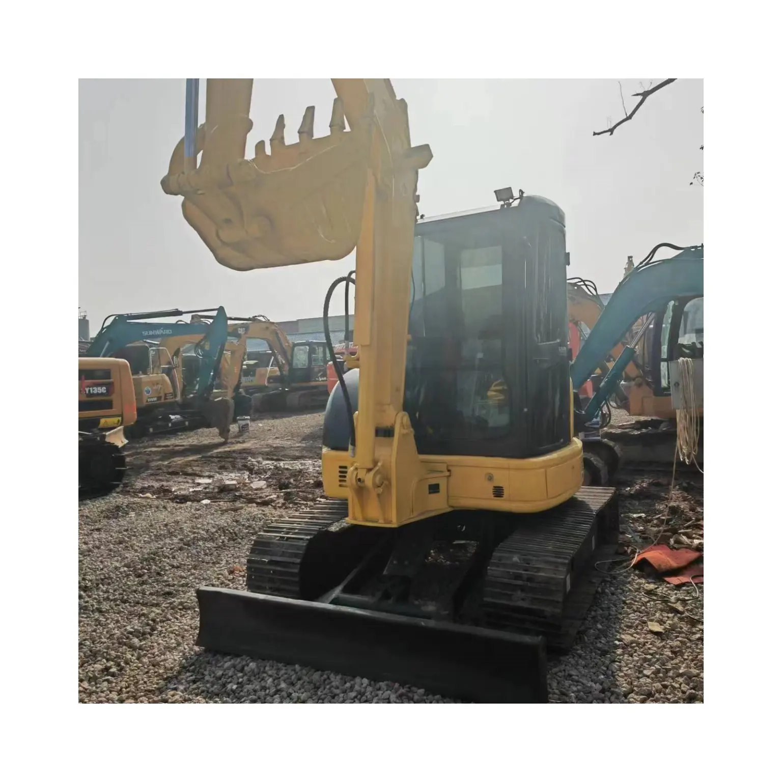 Gebruikte Komatsu Pc55 Graafmachine Bouwmachines Gebruikt Pc55 5.5ton Mini Rupsgraafmachine Pc55 Pc60 PC70-8 Graafmachine