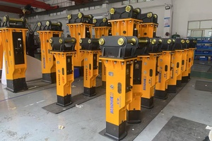 SOOSAN SB 43 Box Type <b>Hydraulic</b> <b>Breaker</b> for 6-9 Tons Mini Excavators Backhoe Loader Skid Steer Loader Engine Motor 1 Year - Product Image 4