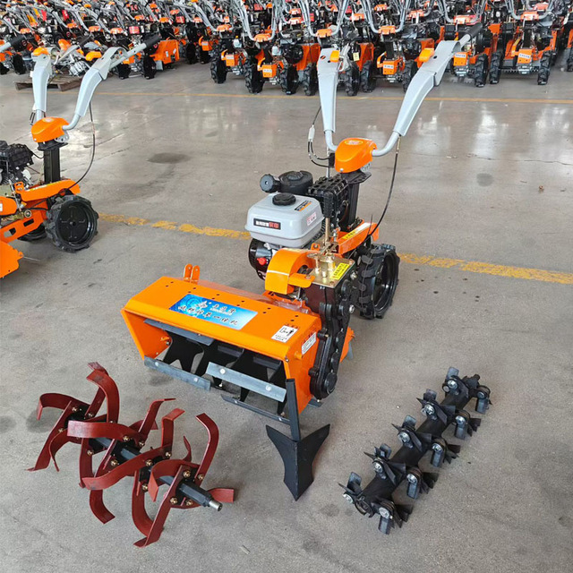 The New Multifunctional Management Machine Can Perform Tasks Such As Trenching Weeding Grass Breaking and Rotary Tillage