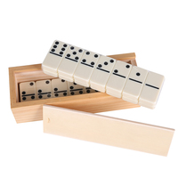 56 jouets de dominos à deux couleurs, jeu de famille de haute qualité, divertissement, nouveauté 2020