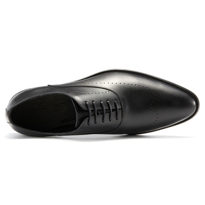 Zapatos de Negocios Personalizados de Cuero Vacuno Puro, Oxfords Duraderos para Oficina, Posición Superior, Temporada de Otoño - Product Image 4