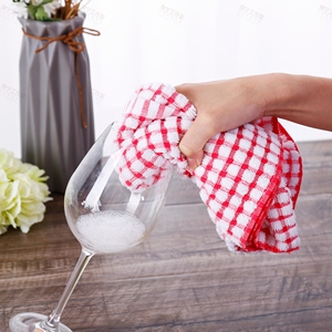 Essuie-tout de cuisine uni 75% coton 25% polyester 38x60cm 70g Écologique sans peluches pour le polissage et le séchage usage quotidien - Product Image 5