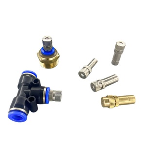 Buse de pulvérisation en laiton pour air et eau, système de brumisation extérieur, jet anti-goutte, brume fine, buse de brumisation en laiton - Product Image 3