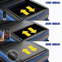 Couverture de benne de camionnette Zolionwil Hard Black Roller Rollup Tonneau pour Nissan Titan Xd 6.7 2016 2018 2021