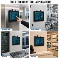 PC industriel tactile mural 11,6 pouces avec écran tactile Windows OS, moniteur industriel tactile, écran tactile PCAP, panneau Android