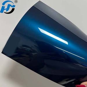 Film de protection de voiture liquide en TPU auto-adhésif premium à libération d'air, film de protection de voiture liquide en TPU auto-adhésif premium à libération d'air, vinyle métallisé bleu interstellaire, rouleau de film de protection de carrosserie brillant - Product Image 3