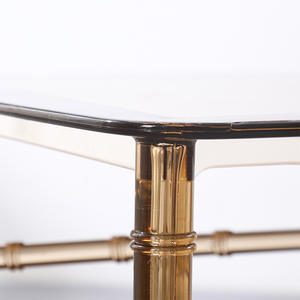 Silla de boda de acrílico transparente con respaldo redondo para banquetes de hotel y eventos de boda - Product Image 2