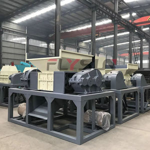FLYSUN Double Shaft Shredder High Quality Tire <b>Cardboard</b> Plastic and Metal Shredder Customizable Capacity and Blade Molds - Product Image 3