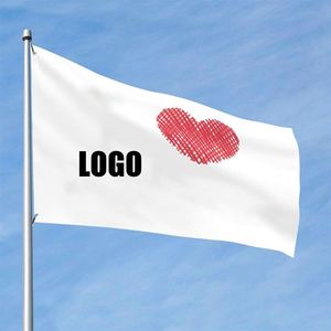 ธงผ้าโลโก้สั่งทำคุณภาพสูง ธงแบรนด์ส่วนตัว สำหรับโปรโมชั่นธุรกิจ ตกแต่งงานอีเว้นท์ แสดงเอกลักษณ์ ทนทาน - Product Image 5