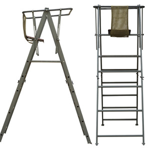 Plataforma de Caza Portátil de Aluminio Ligero, con <span class=keywords><strong>Silla</strong></span> y Barandilla, para Caza de Ciervos - Product Image 5