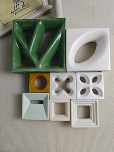 STEPS Briques en argile naturelle Carreaux de <span class=keywords><strong>mur</strong></span> en mosaïque en céramique frittée creuse <span class=keywords><strong>pour</strong></span> décoration murale intérieure et cloison - Product Image 4