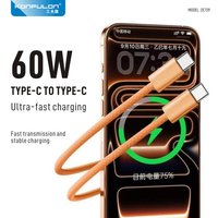 Câble de charge rapide USB-C vers USB-C KONFULON, produit tendance 2026, haute qualité, pour téléphone portable, durable