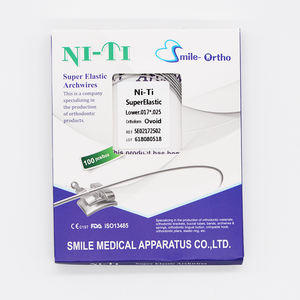 Haute qualité dentaire TMA Cooper Archwire fils orthodontiques Niti thermique Super élastique arc fil bretelles pour les dents - Product Image 3