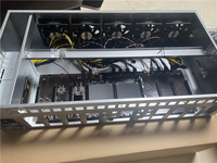 Vente chaude 9GPU boîtier de plate-forme X79 carte mère boîtier de serveur GPU RTX 3060m cartes graphiques ordinateur Pc carte mère boîtier classique
