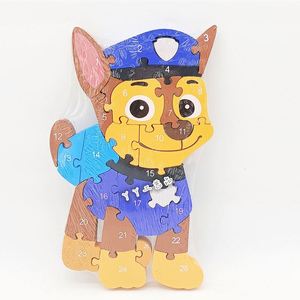 Rompecabezas de Madera 3D con Animales de Dibujos Animados Coloridos y Creativos, Herramienta Educativa para Niños con Menos de 50 Piezas, Novedad 2025 - Product Image 2