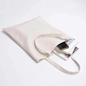 Bolso de compras de algodón orgánico con estampado personalizado, bolso de lona reutilizable, bolso grande en blanco, bolso ecológico - Product Image 6
