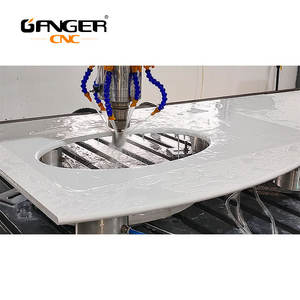 Centre d'usinage CNC pour comptoirs : Changeur d'outils 12 postes pour la découpe, le perçage et le polissage de comptoirs en <span class=keywords><strong>granit</strong></span>, quartz et marbre - Product Image 5