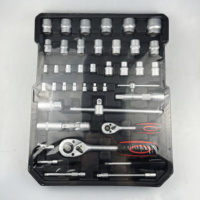 Vente en gros 409 pièces jeu de clés à douille professionnelles personnalisées OEM Support mallette à outils boîte en aluminium fabrication produit ensembles d'outils