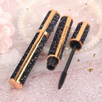 Mascara 4d transparent, boucle et épais, idéal pour mascara vegan, moto, étiquette privée, en fibre de soie