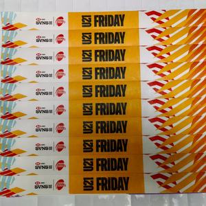 Pulseras de Tyvek Impresas Digitalmente a Color, Personalizadas, de Entrega Rápida, Resistentes al Agua y Ecológicas para Eventos, Entrenamientos y Equipos - Product Image 4