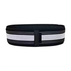 Cinturón adelgazante ajustable con cierre de gancho y bucle para moldear el cuerpo y reducir la cintura, neopreno y nailon gris - Product Image 4