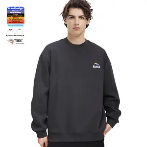 Mannen Oversized Ronde Hals Sweatshirt Casual Grafische Print Hoodie Pullover