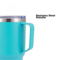 Gobelets de voyage isothermes à double paroi en acier inoxydable 18/8, 20 oz et 30 oz, avec poignée, personnalisables avec logo, collection 2026 – Les plus populaires