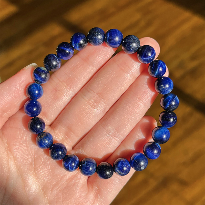 Lapis Lazuli Blue Tiger Eye Bracelet