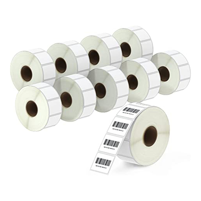 Customized Direct Thermal Label Roll Thermal Label Sticker for Tsc Printer