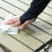 Table à manger pliable en acier au carbone pour la maison, design minimaliste pour l'extérieur et le camping