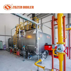 Industrial horizontal 3000kg gas fired fire tube steam boiler supplier