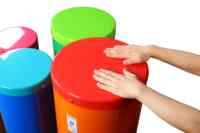 Chinese Factory KID PLAYGROUND CONGAS Musical Instruments Percussion Drums Rainbow Bongos Drum Playground Five Congas