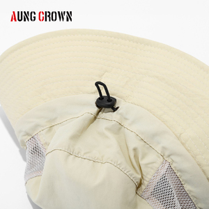 Sombrero de Pescador de Poliéster Impermeable para <span class=keywords><strong>Hombre</strong></span>, Estilo Boonie, para Verano, con Malla Transpirable, Liso, para Exteriores, Casual - Product Image 6