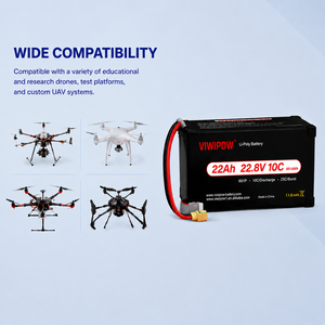 Baterai Lithium 22Ah 10C High Rate dengan Daya Tahan Lama untuk Drone, Cocok untuk Kompetisi Inovasi Pemrograman Drone, Pengajaran, dan Pelatihan - Product Image 5
