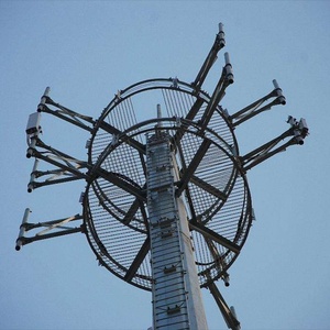Torre Cónica Estética de Acero Galvanizado para Antena Monopolar 5G de 25m-60m, para Despliegue Urbano e Integración en la Silueta Urbana - Product Image 5