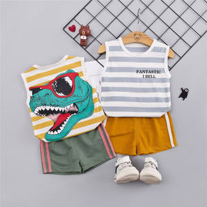 Camisetas de Dinosaurios para Niños, Pantalones para Niños de 2 a 6 Años, Camisetas Personalizadas con Impresión por Máquina de un Fabricante Chino - Product Image 5