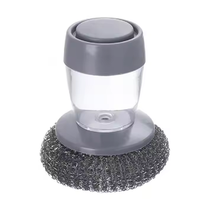 Brosse à vaisselle de cuisine automatique, durable et écologique, pour le nettoyage de l'évier, porte-raclette, appareil ménager - Product Image 1