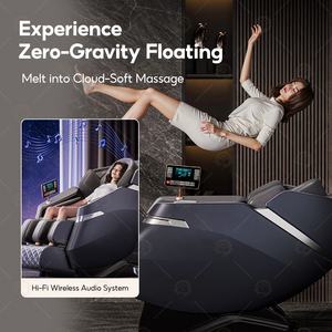 3D 4D KI SL-Track Zero-Gravity Massagesessel Luxuriöser Elektrischer Thai-Ganzkörper-Fuß-Bein-Shiatsu-Massagesessel - Product Image 2