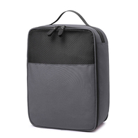 Sac de voyage vintage en polyester imperméable pour chaussures, housse de rangement portable pour bagages à roulettes, organisateur quotidien extérieur avec fermeture éclair pour hommes