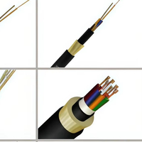 Cable de Fibra Óptica ADSS para Exteriores, Precio de Fábrica, G652D, Monomodo, para Uso FTTH, 2-48 Hilos, Cubierta de PVC LSZH, 3 km/Rollo