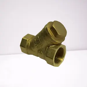 The largest valve factory brass filter valve for water DN15 DN20 DN40 1/2inch ODM OEM manual filter valve